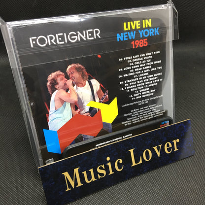 FOREIGNER / LIVE IN NEW YORK 1985 Soundboard (1CDR)