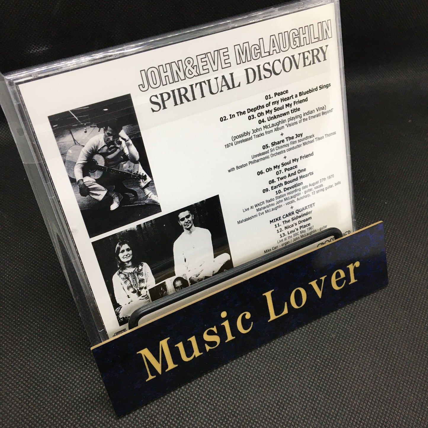 JOHN & EVE McLAUGHLIN / SPIRITUAL DISCOVERY SOUNDBOARD (1CDR)