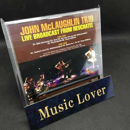 JOHN McLAUGHLIN TRIO / LIVE BROADCAST FROM NEUCHATEL SOUNDBOARD (2CDR)