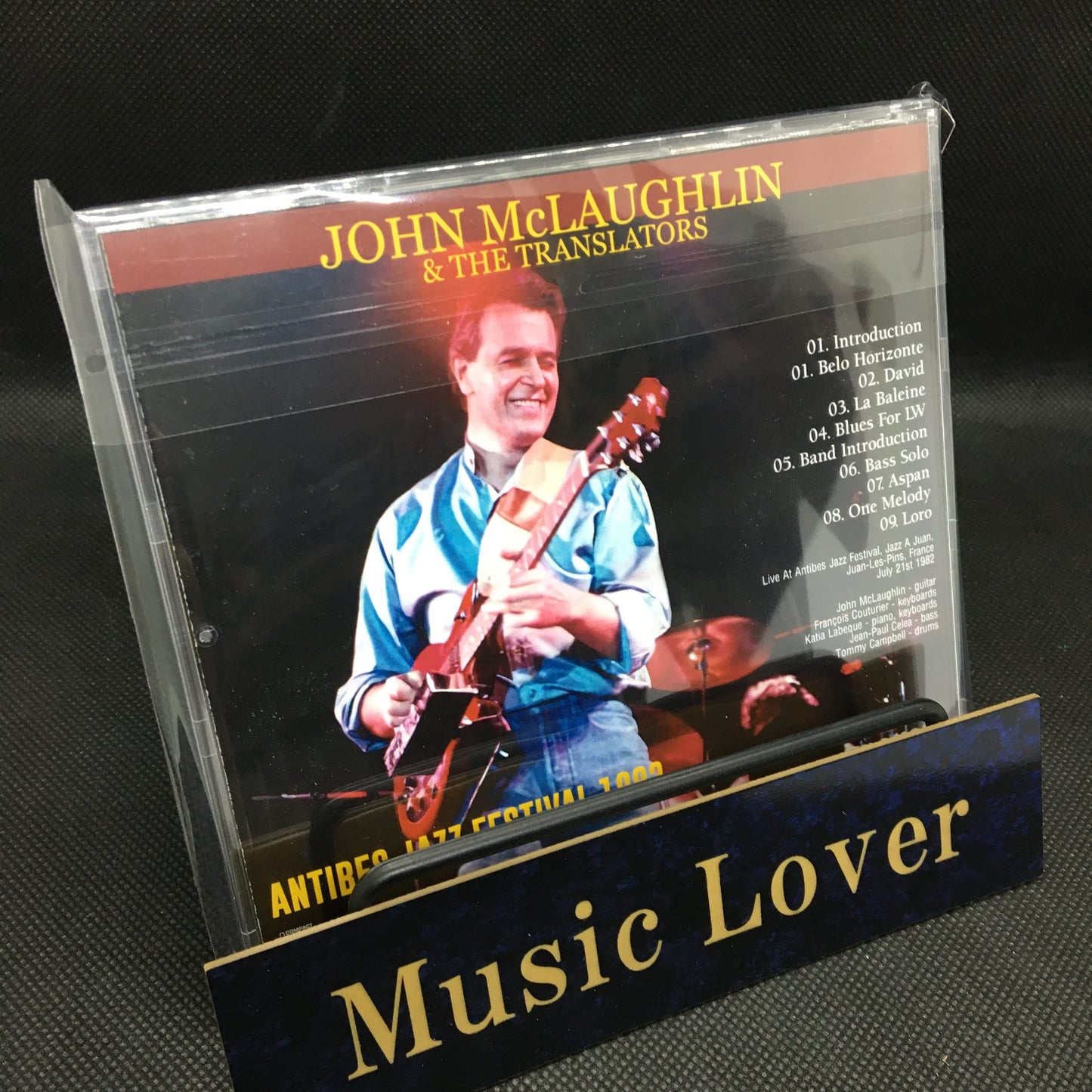 JOHN McLAUGHLIN & THE TRANSLATORS / ANTIBES JAZZ FESTIVAL 1982 SOUNDBOARD (1CDR)