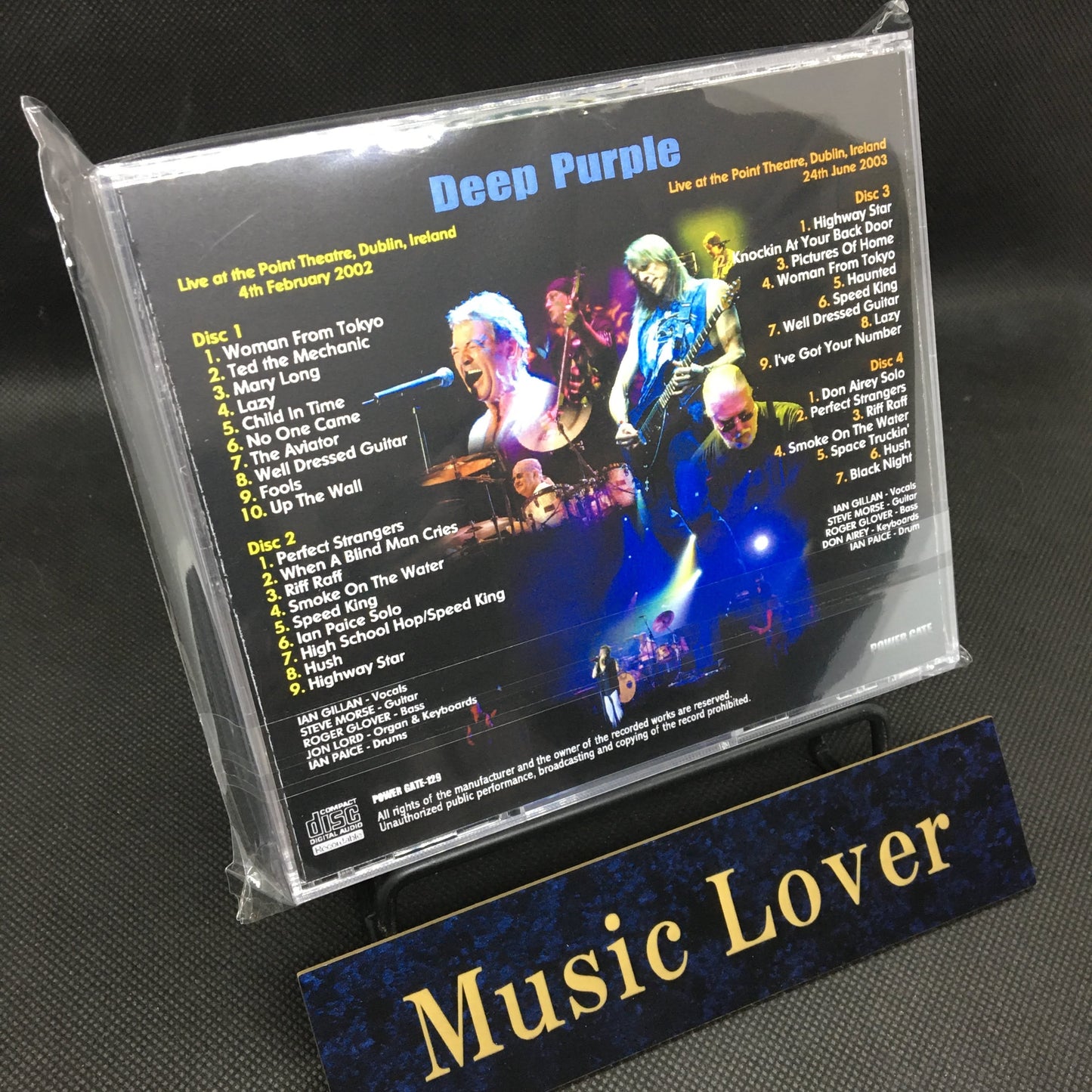 DEEP PURPLE / IRISH PURPLE DUBLIN 2002 & 2003 (4CDR)