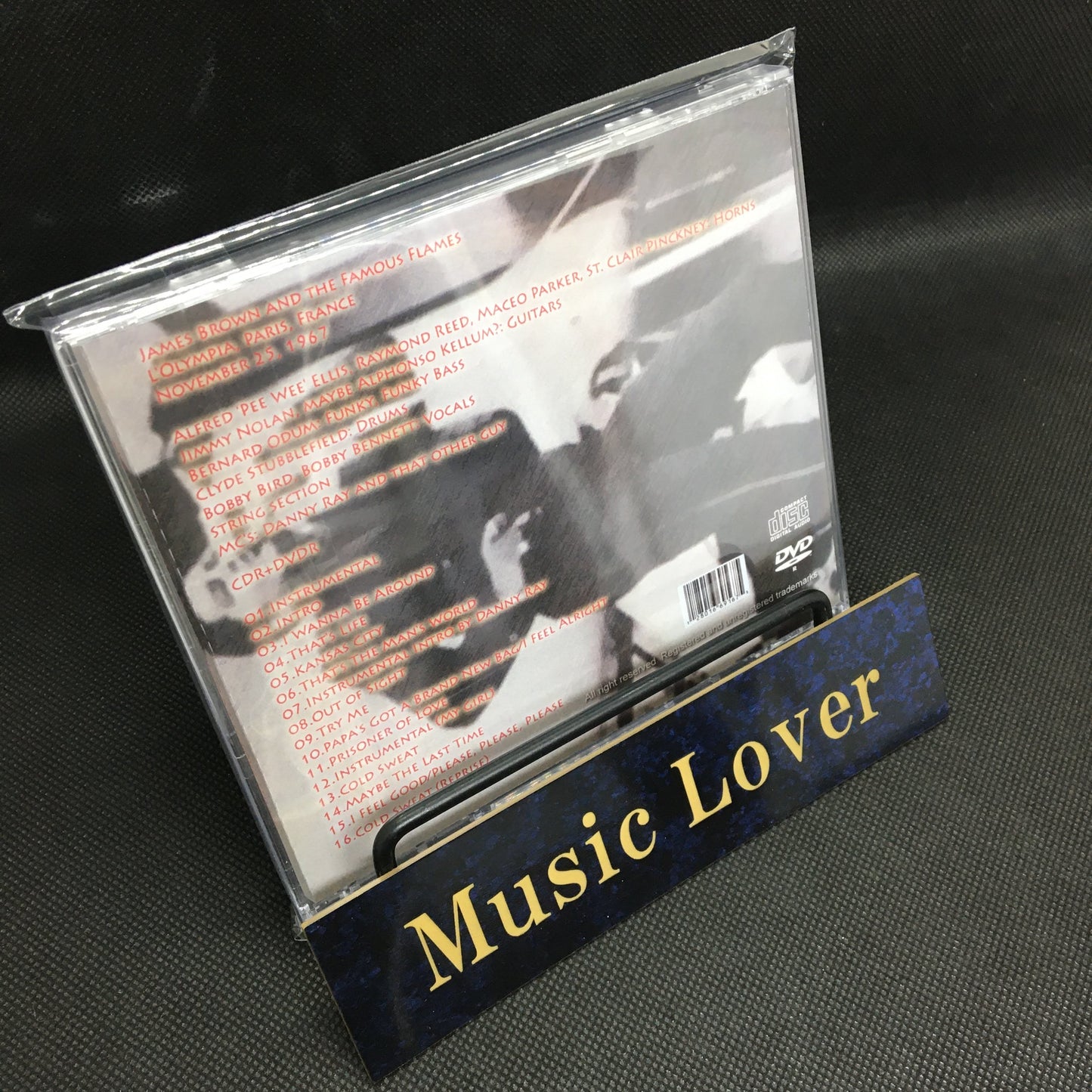 James Brown / L'Olympia 1967 Long Version (1CDR+1DVDR)