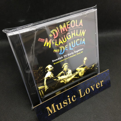 Al Di Meola, John McLaughlin, Paco De Lucia / Swedish TV Early Fighties 24bit digitally remastered Soundboard (1CDR)