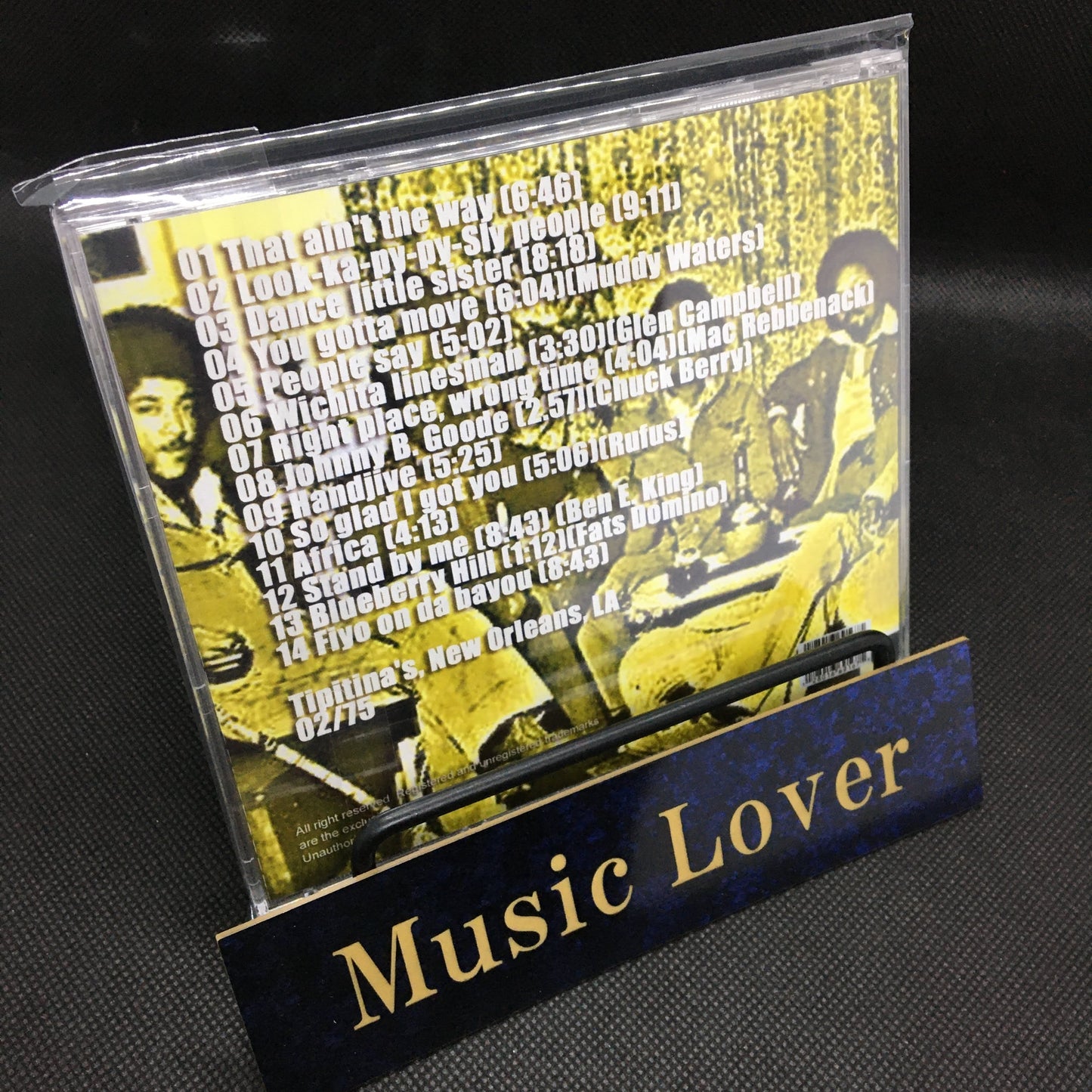The Meters / Tipitina's New Orleans 1975 SOUNDBOARD (1CDR)