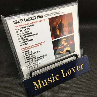 U2 / BBC IN CONCERT 1981 STEREO SOUNDBOARD (1CD)