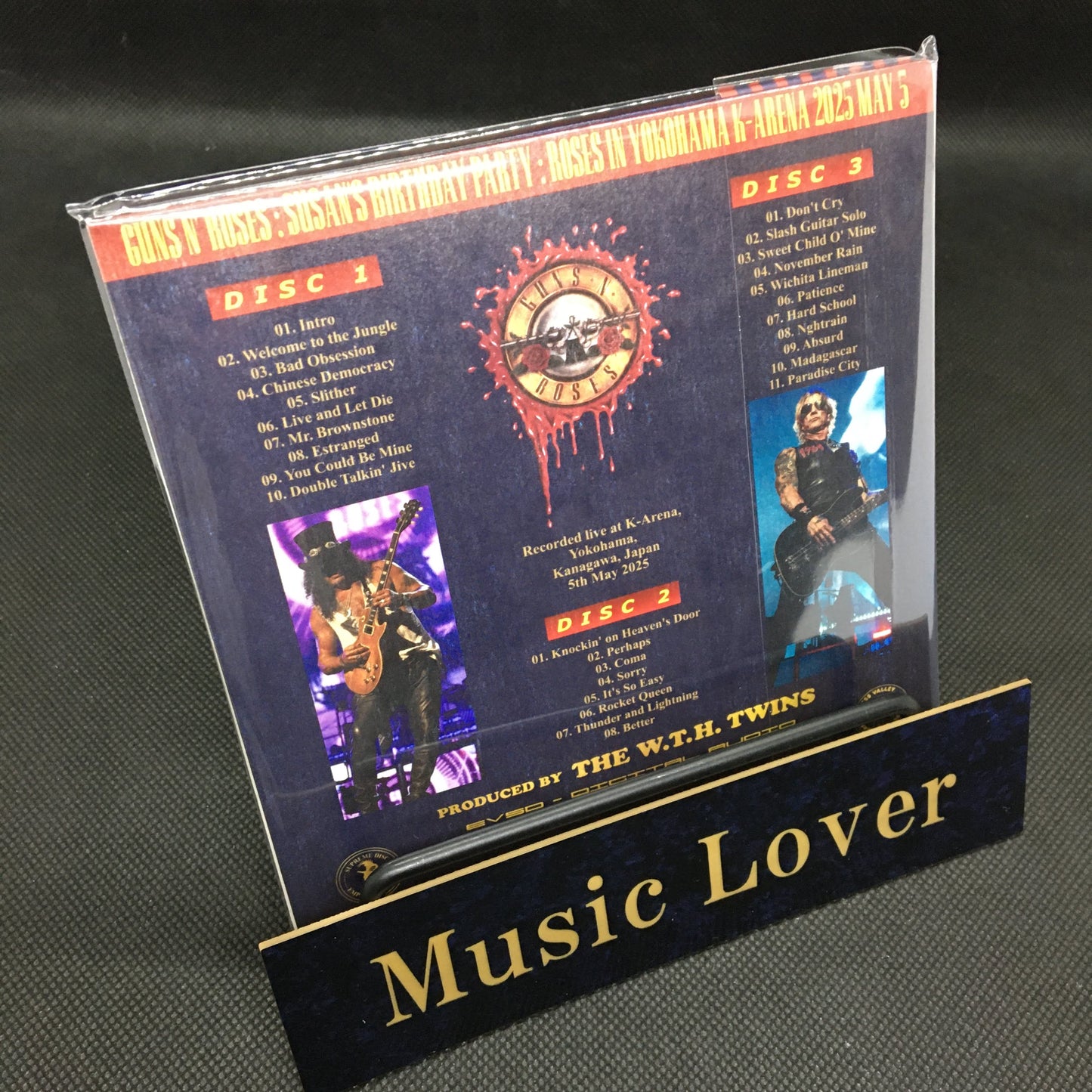 GUNS N' ROSES / SUSAN'S BIRTHDAY PARTY ROSES IN YOKOHAMA (3CD+1DVDR)