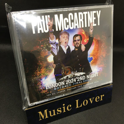 PAUL McCARTNEY / LONDON 2024 2ND NIGHT ‘GOT BACK’ FINAL SHOW ORIGINAL IN EAR MONITOR RECORDING (3CD)
