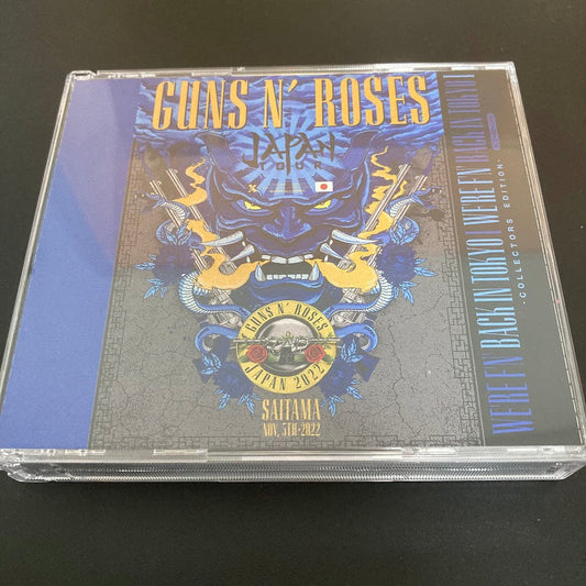 GUNS N EROSES / WE'RE F'N' BACK IN TOKYO #1 Collector’s Edition (3CDR+BDR+DVDR)