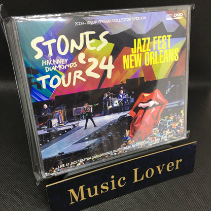 The Rolling Stones / JAZZ FEST NEW ORLEANS HACKNEY DIAMONDS TOUR 2024 (2CDR+1DVDR)