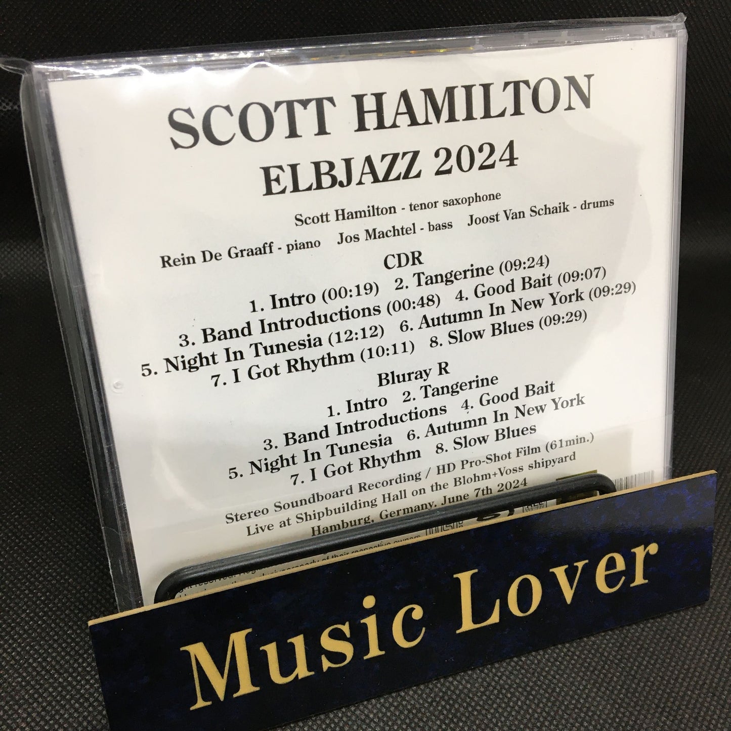 SCOTT HAMILTON / ELBJAZZ 2024 STEREO SOUNDBOARD (1CDR)