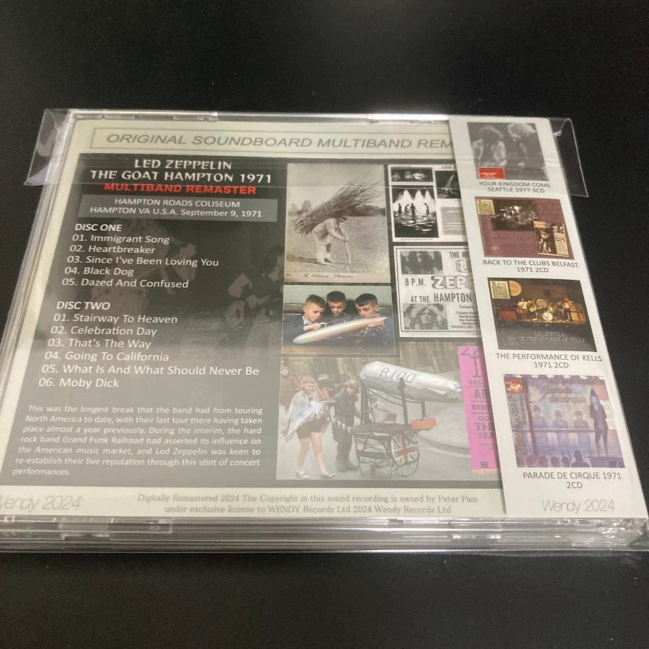 LED ZEPPELIN / THE GOAT HAMPTON 1971 (2CD)