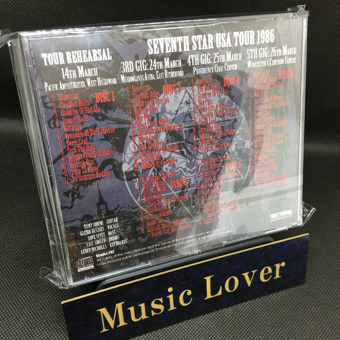 BLACK SABBATH / REHEARSALS & LAST GIGS with GLENN (6CDR)