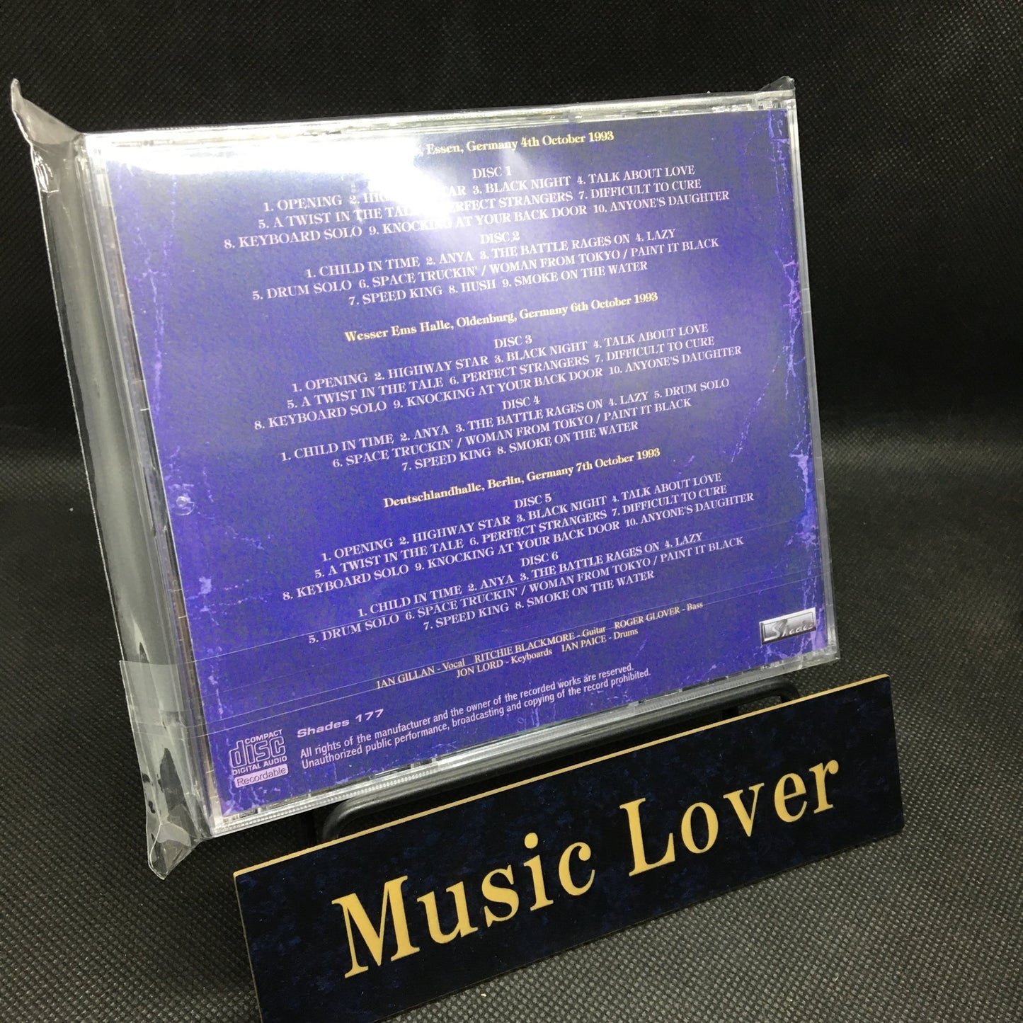 DEEP PURPLE / BATTLE OVER GERMANY 1993 VOLUME 2 (6CDR)
