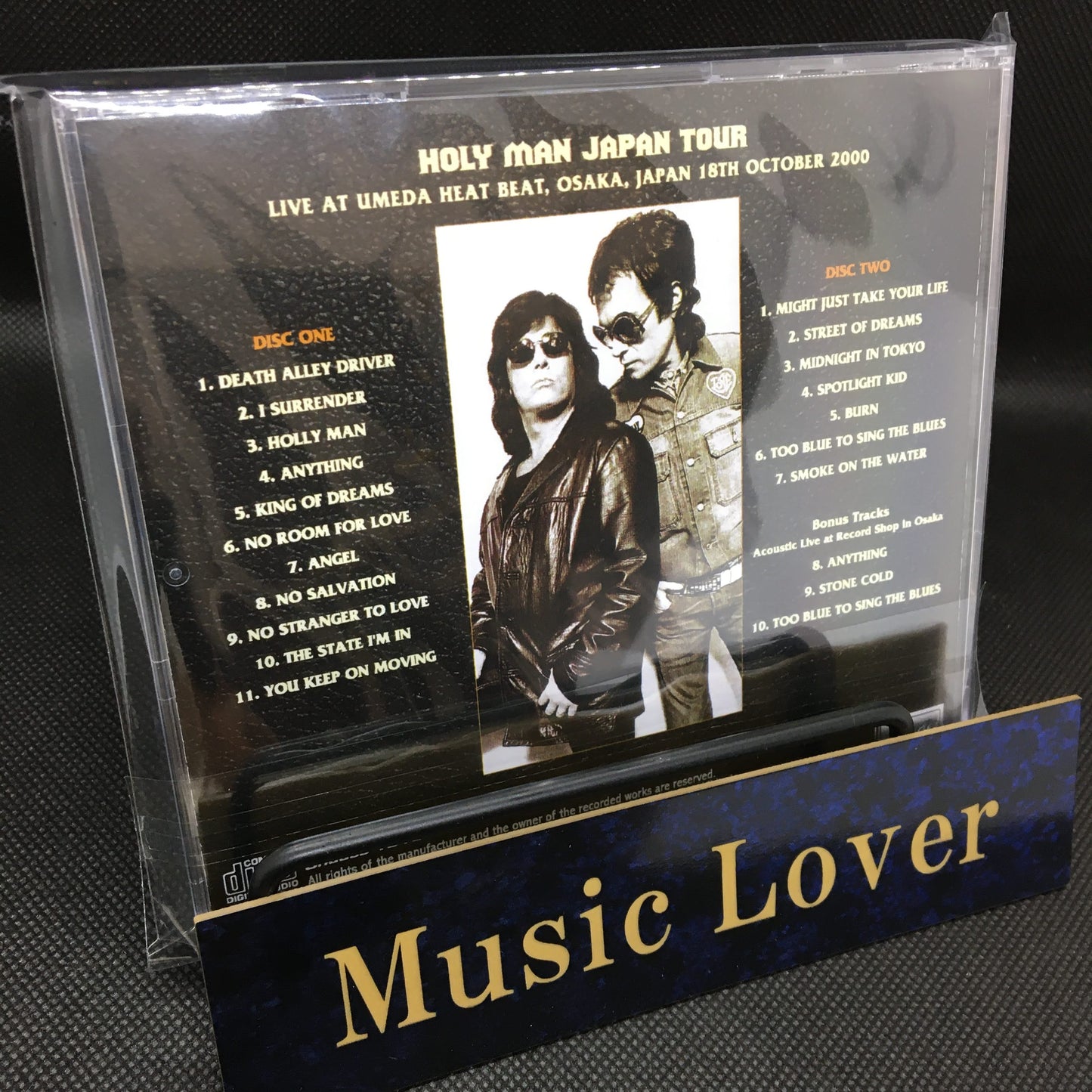 JOE LYNN TURNER with GLENN HUGHES / OSAKA 2000 (2CDR)