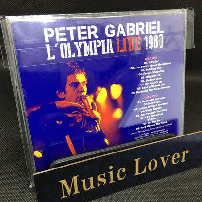 PETER GABRIEL / L'OLYMPIA LIVE 1980 Soundboard (2CDR)