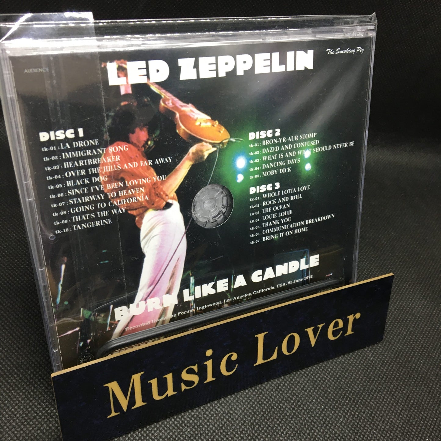 Led Zeppelin Burn Like A Candle 3CD Moonchild