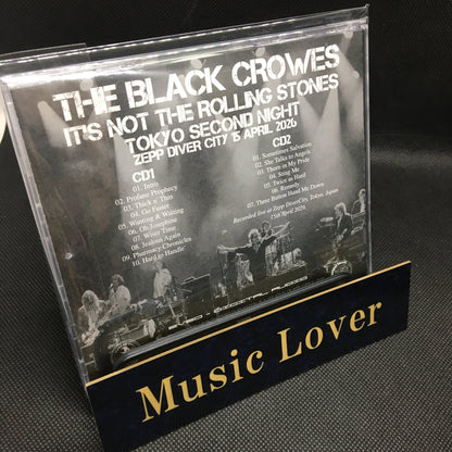 THE BLACK CROWES / IT’S NOT THE ROLLING STONES 2026/04/15 TOKYO SECOND NIGHT (2CD)