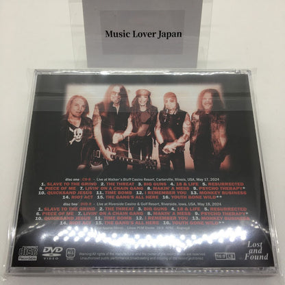 SKID ROW + LZZY HALE / THE GANG AT THE RESORTS (1CDR+DVDR)