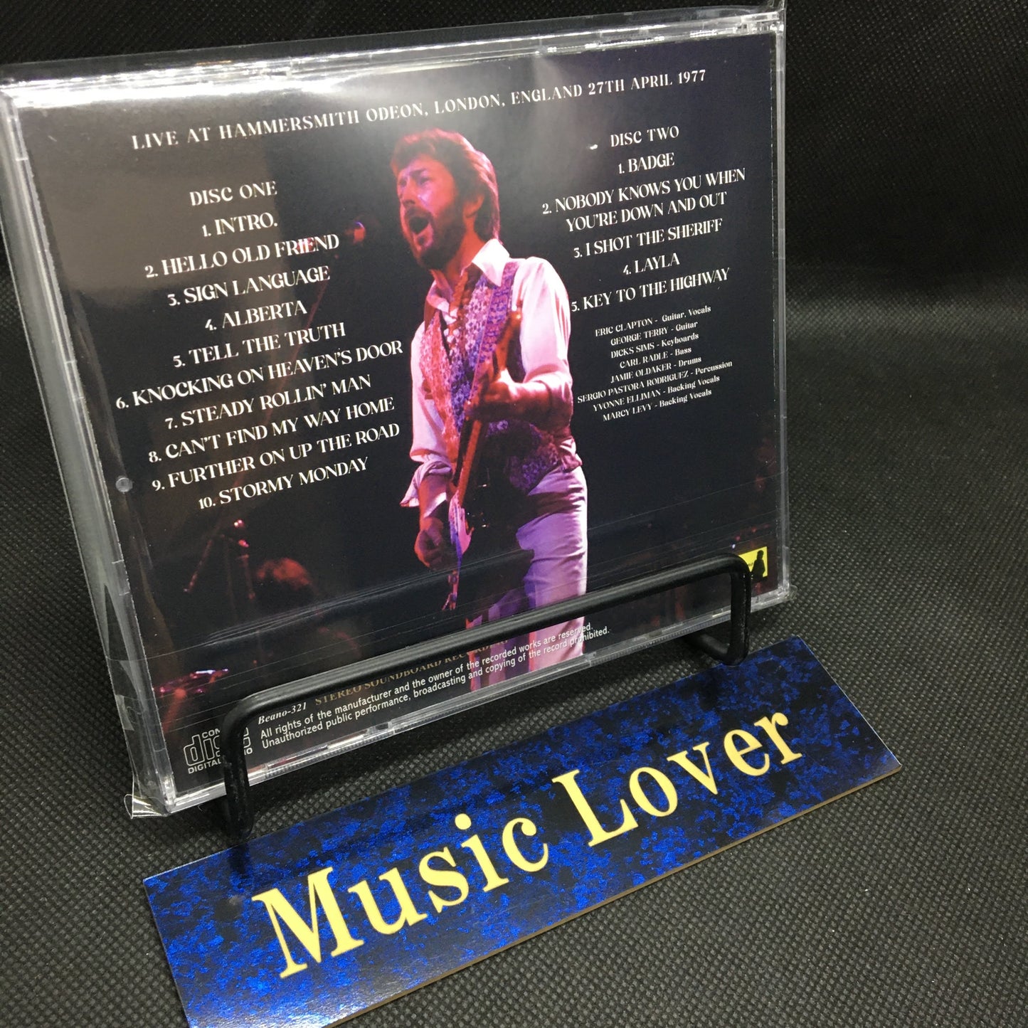 ERIC CLAPTON / HAMMERSMITH ODEON 1977 1ST NIGHT SOUNDBOARD MASTER (2CD)