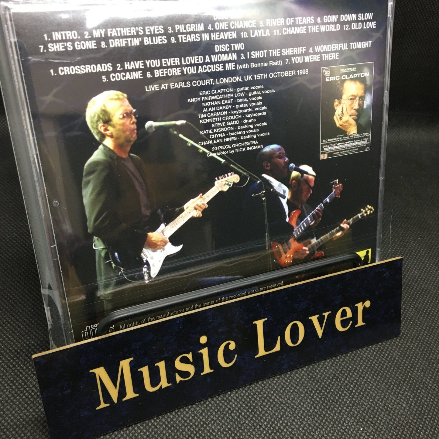 ERIC CLAPTON / EARLS COURT 1998 1ST NIGHT SOUNDBOARD DAT MASTER (2CD)