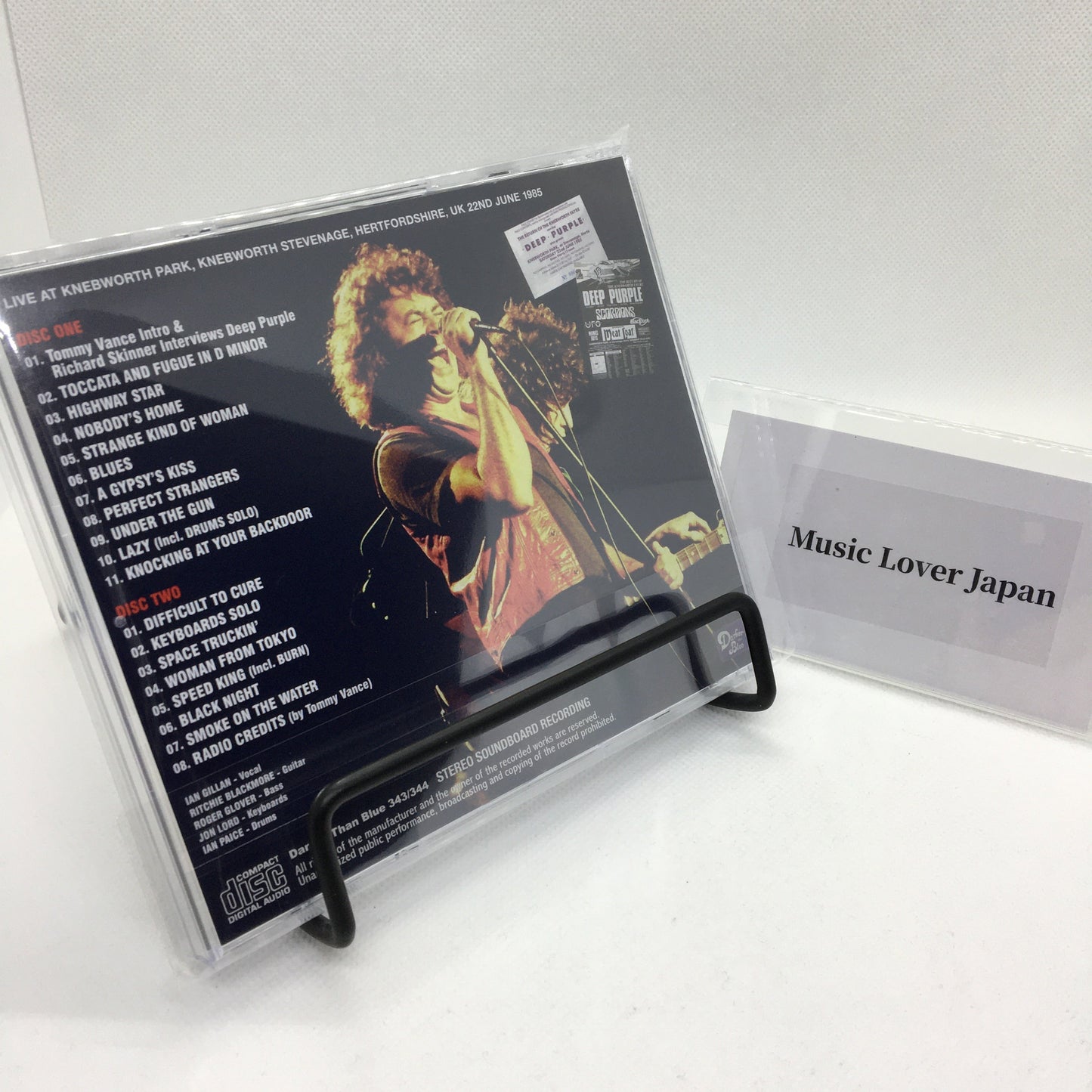 DEEP PURPLE / PERFECT KNEBWORTH 1985 BBC RADIO 1 PRE-FM STEREO SOUNDBOARD (2CD)