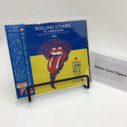 THE ROLLING STONES / EL LIBERTADOR DVD AMAZING SHOT FROM THE TONGUE PIT (1DVD)