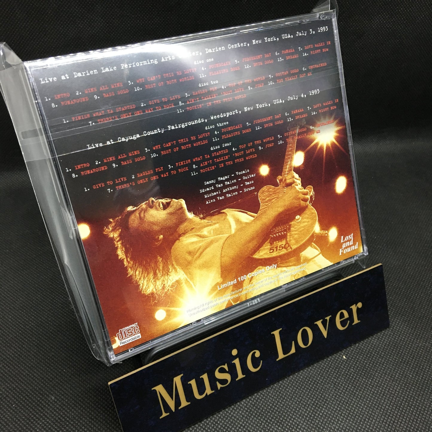 VAN HALEN / TWO NIGHTS IN NEW YORK 1993 (4CDR)
