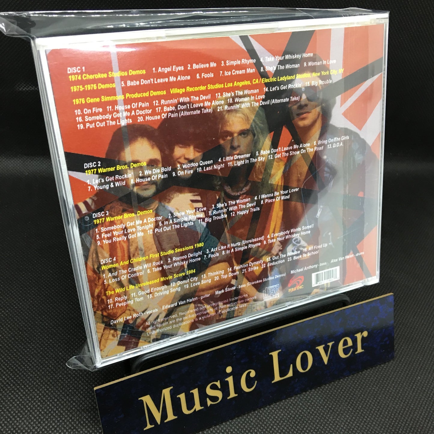 VAN HALEN / THE COMPLETE DEMOGRAPHY 1974-1984 (4CDR)