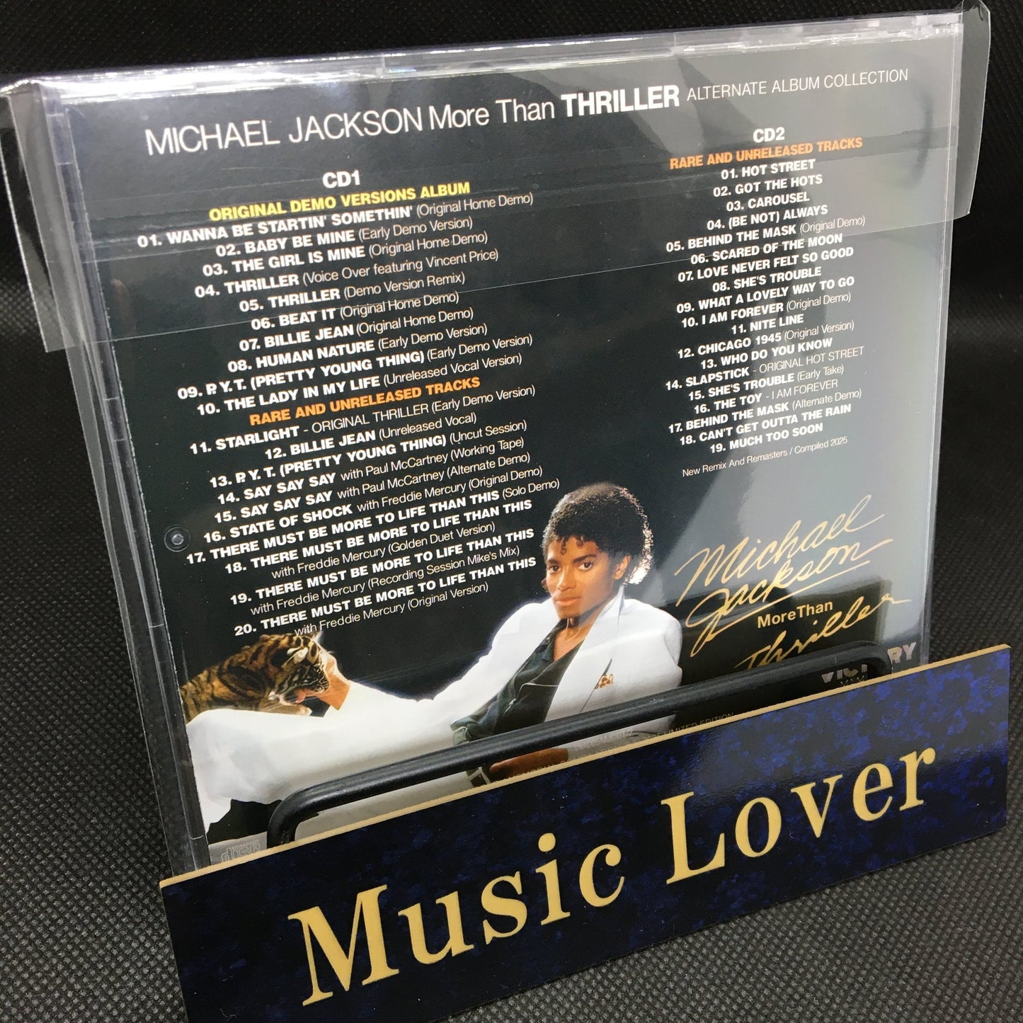MICHAEL JACKSON / MORE THAN "THRILLER" ORIGINAL DEMO VERSIONS+RARE AND UNRELEASED TRACKS (2CD)