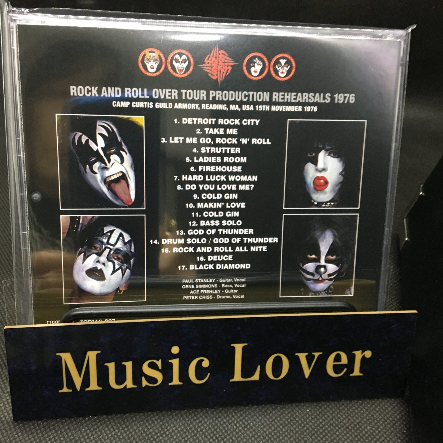 KISS / ROCK AND ROLL OVER TOUR PRODUCTION REHEARSALS 1976 (1CD)