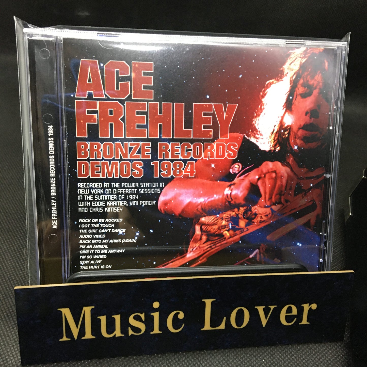 ACE FREHLEY / BRONZE RECORDS DEMOS 1984 STEREO SOUNDBOARD (1CDR)