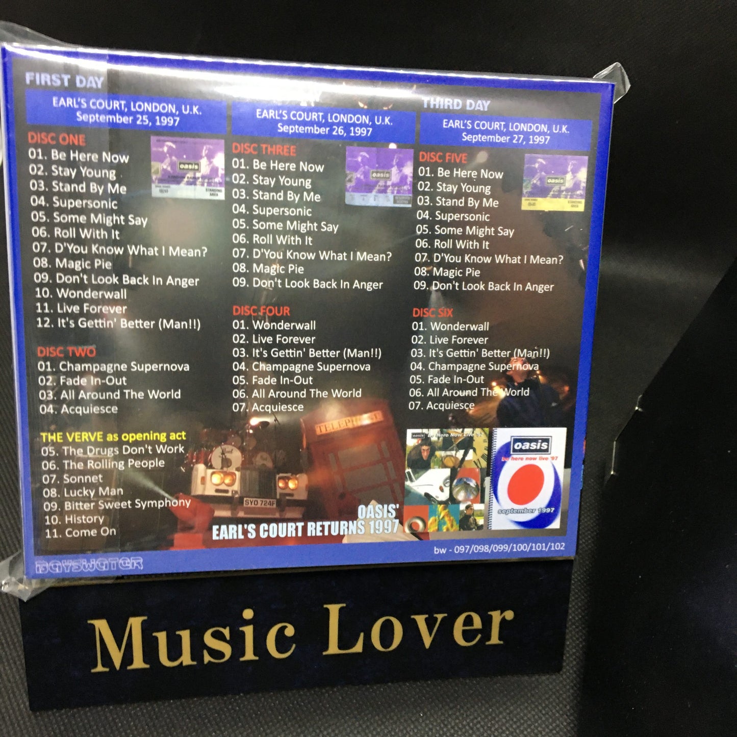 OASIS / OASIS' EARL'S COURT RETURNS 1997 (6CD)