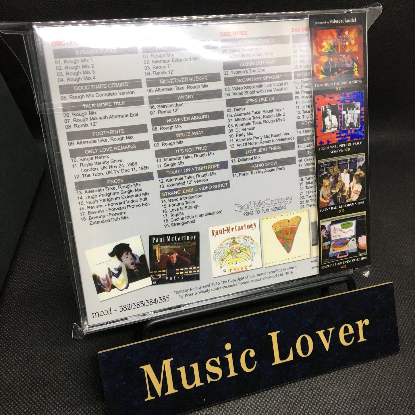 PAUL McCARTNEY / PRESS TO PLAY SESSIONS 【3CD+DVD】