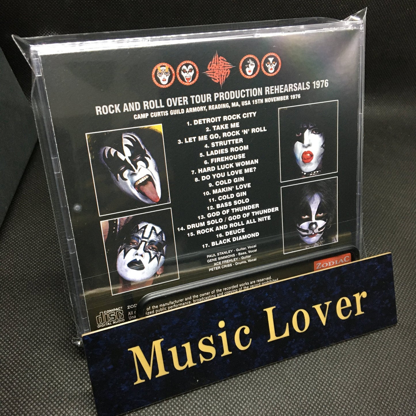 KISS / ROCK AND ROLL OVER TOUR PRODUCTION REHEARSALS 1976 (1CD)