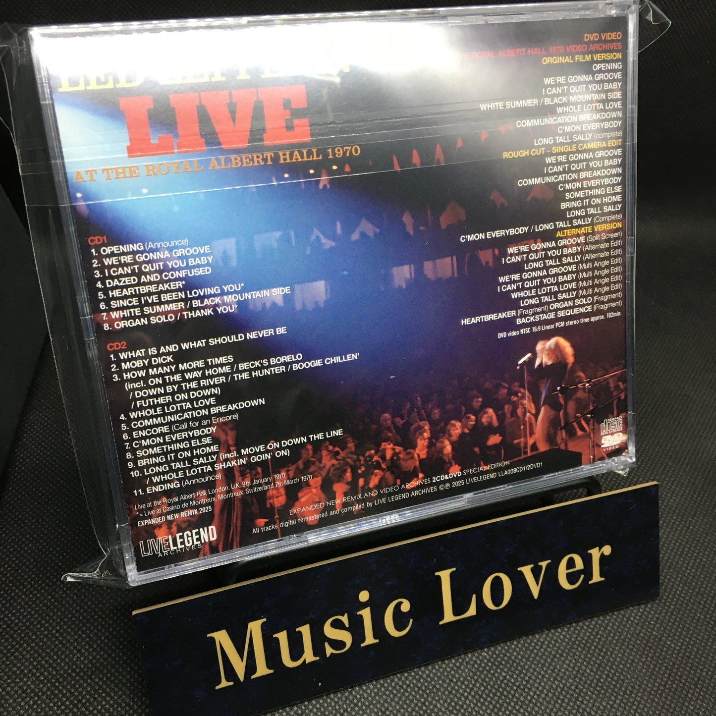 LED ZEPPELIN / LIVE AT THE ROYAL ALBERT HALL 1970 2CD&DVD SPECIAL EDITION  (2CD+1DVD)