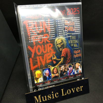 IRON MAIDEN / RUN FOR YOUR LIVES 2025 TOUR HIGHLIGHTS (1DVDR)