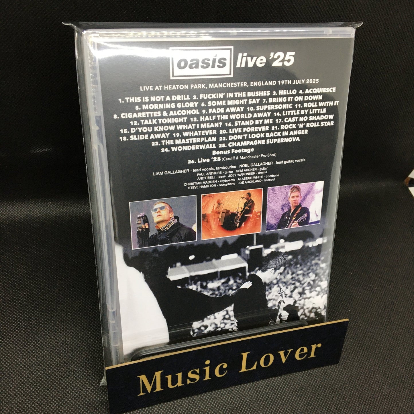 OASIS / HEATON PARK 2025 4TH NIGHT THE VIDEO (1DVDR)