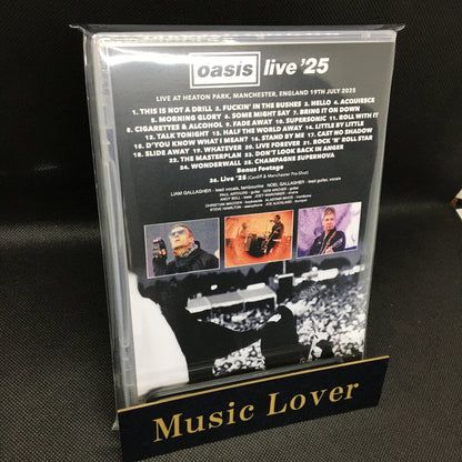 OASIS / HEATON PARK 2025 4TH NIGHT THE VIDEO (1DVDR)