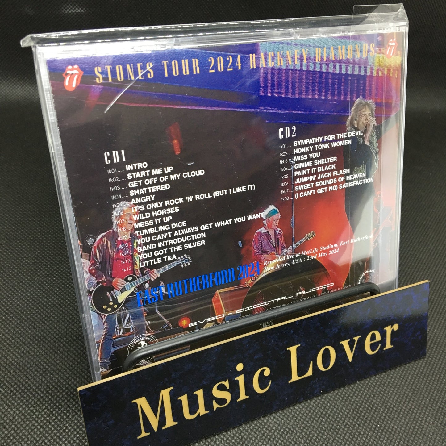 THE ROLLING STONES / HOUSTON 2024 NEW ORLEANS 2024 EAST RUTHERFORD 2024 3 Set (6CD)