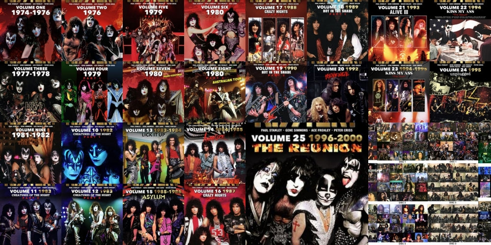 KISS / KISSTORY VOLUME ONE - TWENTY-FIVE 25 SET (61DVDR)