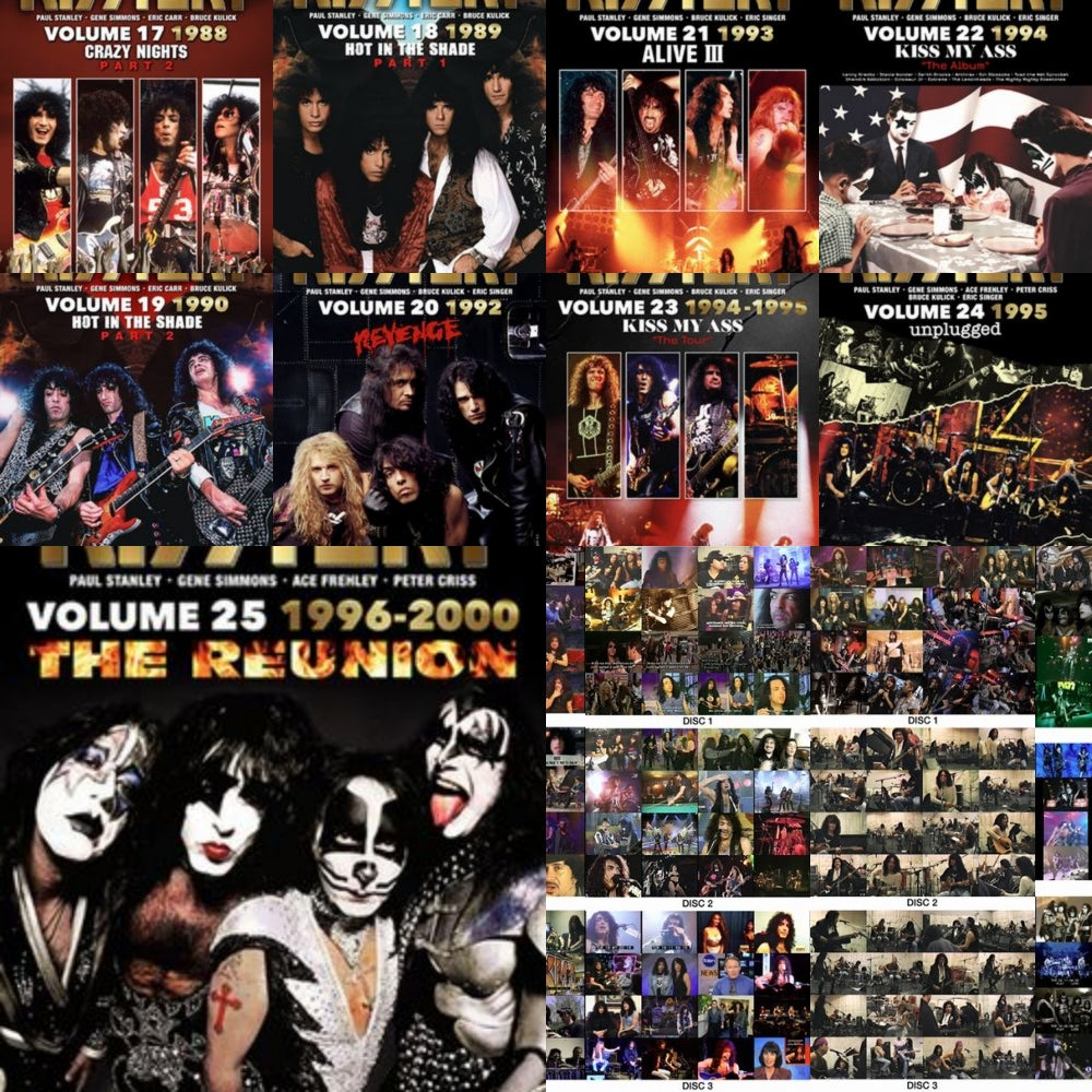 KISS / KISSTORY VOLUME SEVENTEEN - TWENTY-FIVE 9 Set (26DVDR)