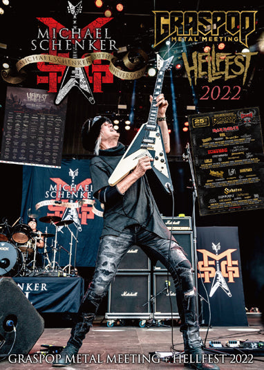MICHAEL SCHENKER GROUP / GRASPOP METAL MEETING + HELLFEST 2022 Pro-Shot (1DVDR)