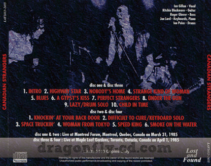 DEEP PURPLE / CANADIAN STRANGERS (4CDR)