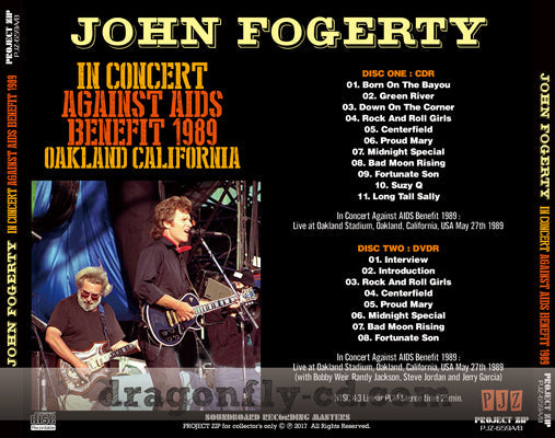 JOHN FOGERTY / IN CONCERT AGAINST AIDS BENEFIT 1989 SOUNDBOARD (1CDR+1DVDR)