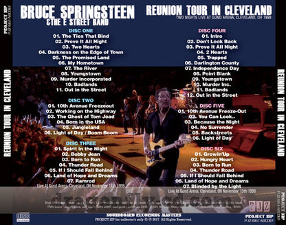 BRUCE SPRINGSTEEN / REUNION TOUR IN CLEVELAND Soundboard (6CDR)
