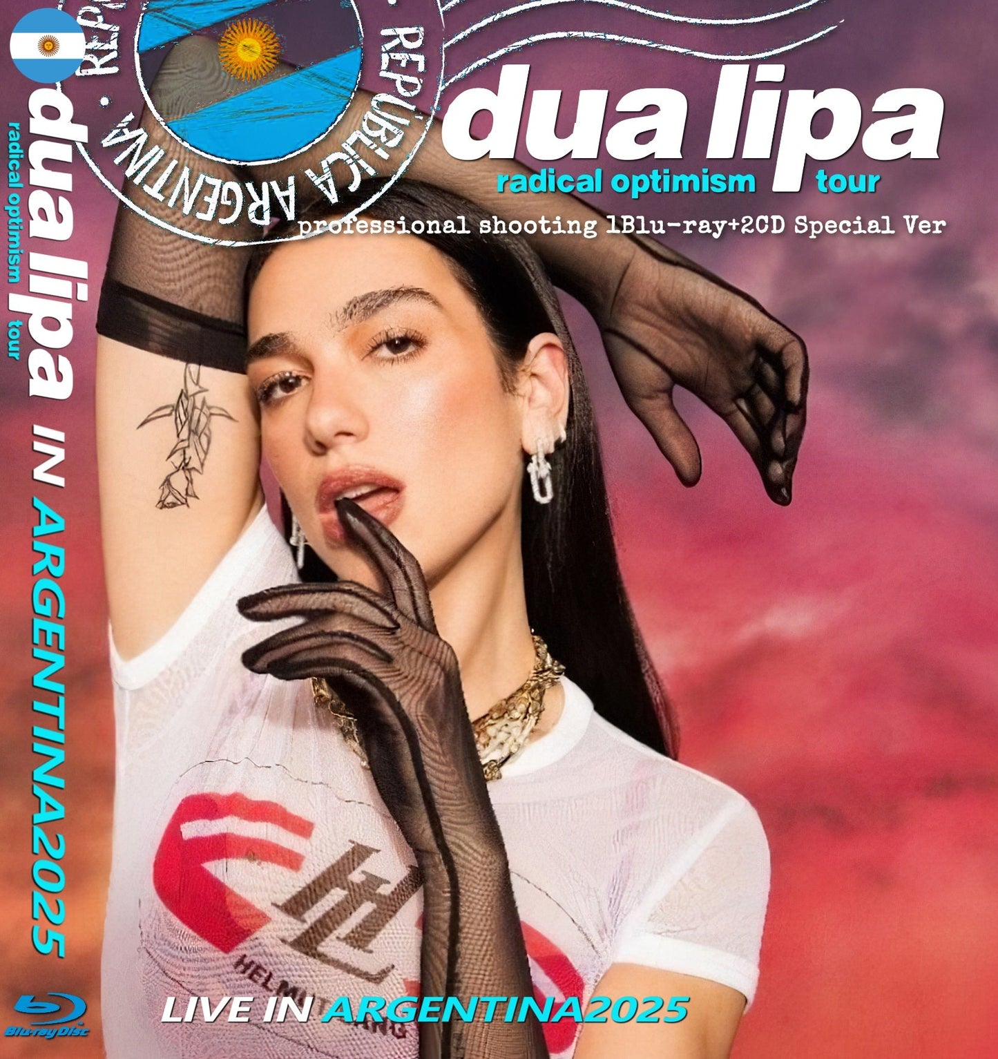 Dua Lipa / Radical Optimism South American Tour 2025 Buenos Aires 2nd show (1BDR+2CDR)