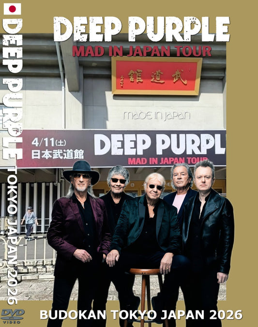 Deep Purple / Mad in Japan Tour 2026 Nippon Budokan (1DVDR)