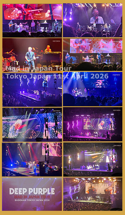 Deep Purple / Mad in Japan Tour 2026 Nippon Budokan (1DVDR)