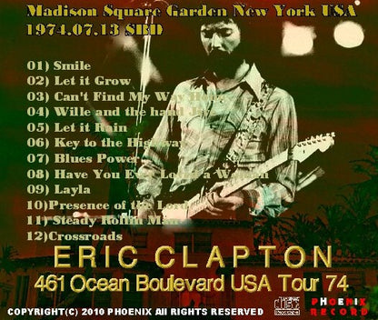 Eric Clapton /461 Ocean Boulevard USA Tour 74 (1CDR)