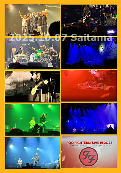 Foo Fighters / 2025 Japan Tour First Day October 7th Saitama 4cam Audio Multi edit (1DVDR)